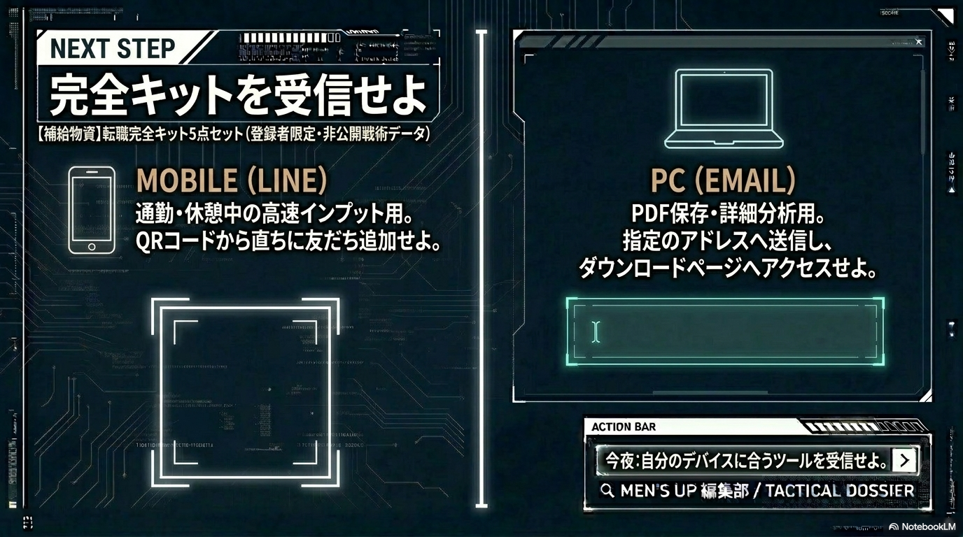 NEXT STEP：完全キットを受信せよ