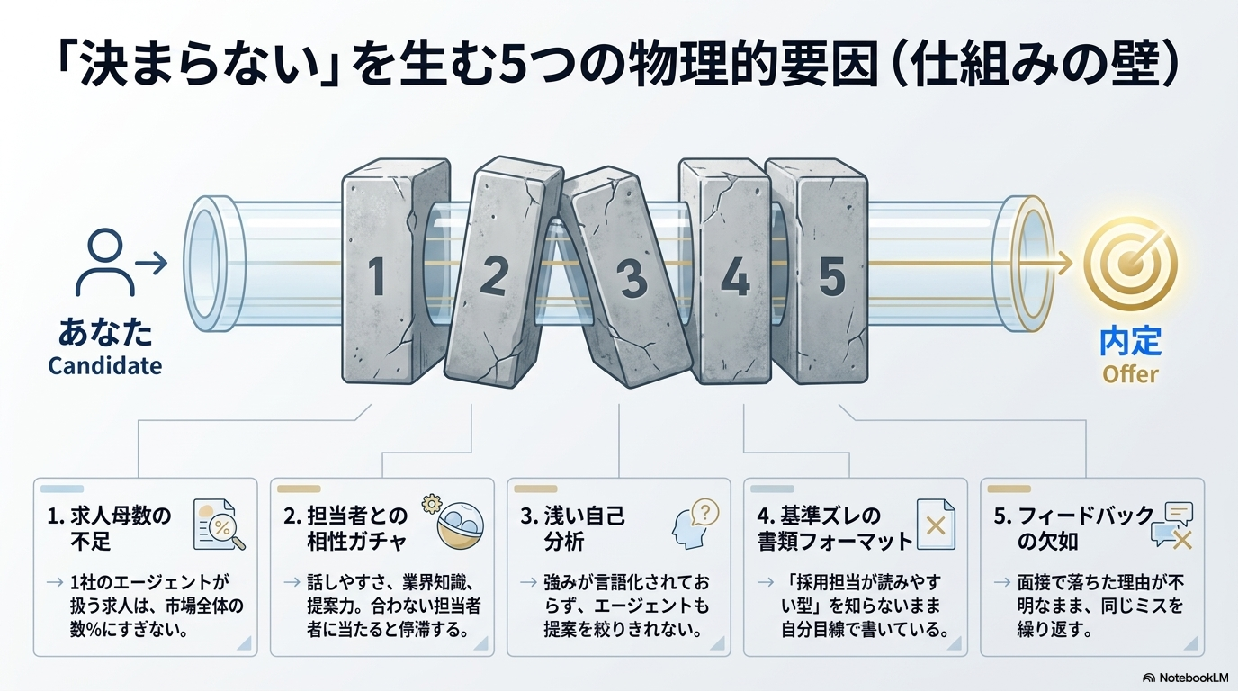 決まらないを生む5つの物理的要因