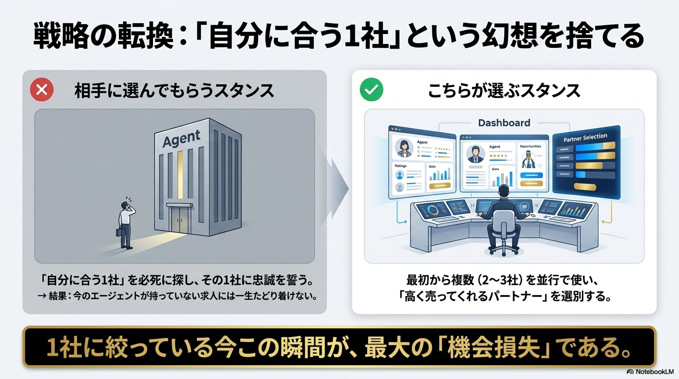 自分に合う1社という幻想を捨てる・機会損失