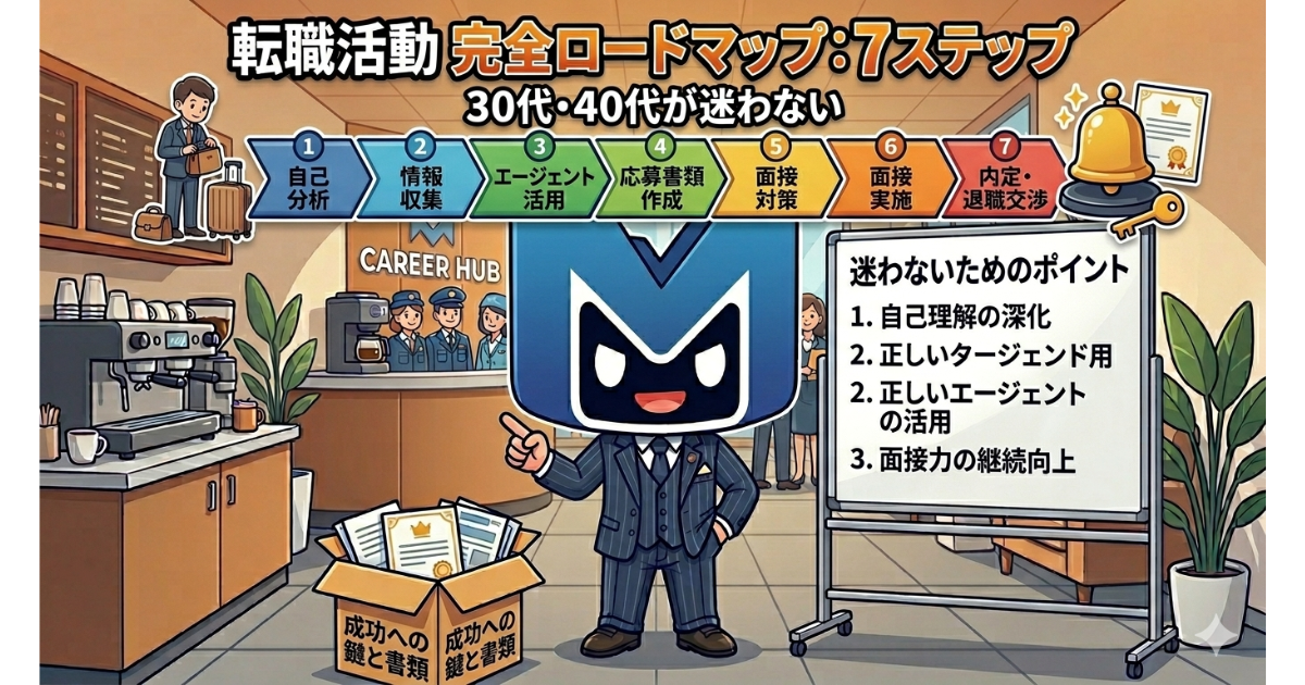 転職するための7つのステップ