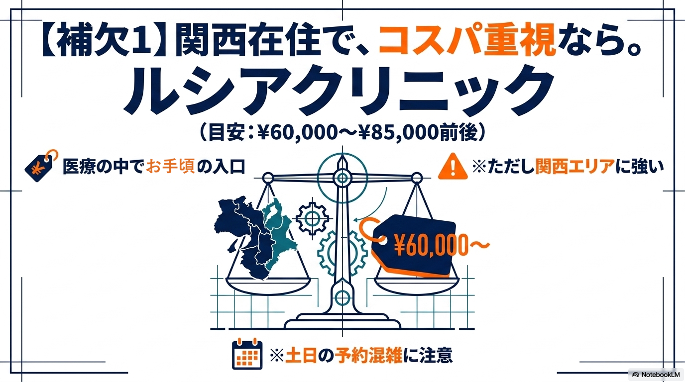 ルシアクリニック(関西・お手頃の入口)
