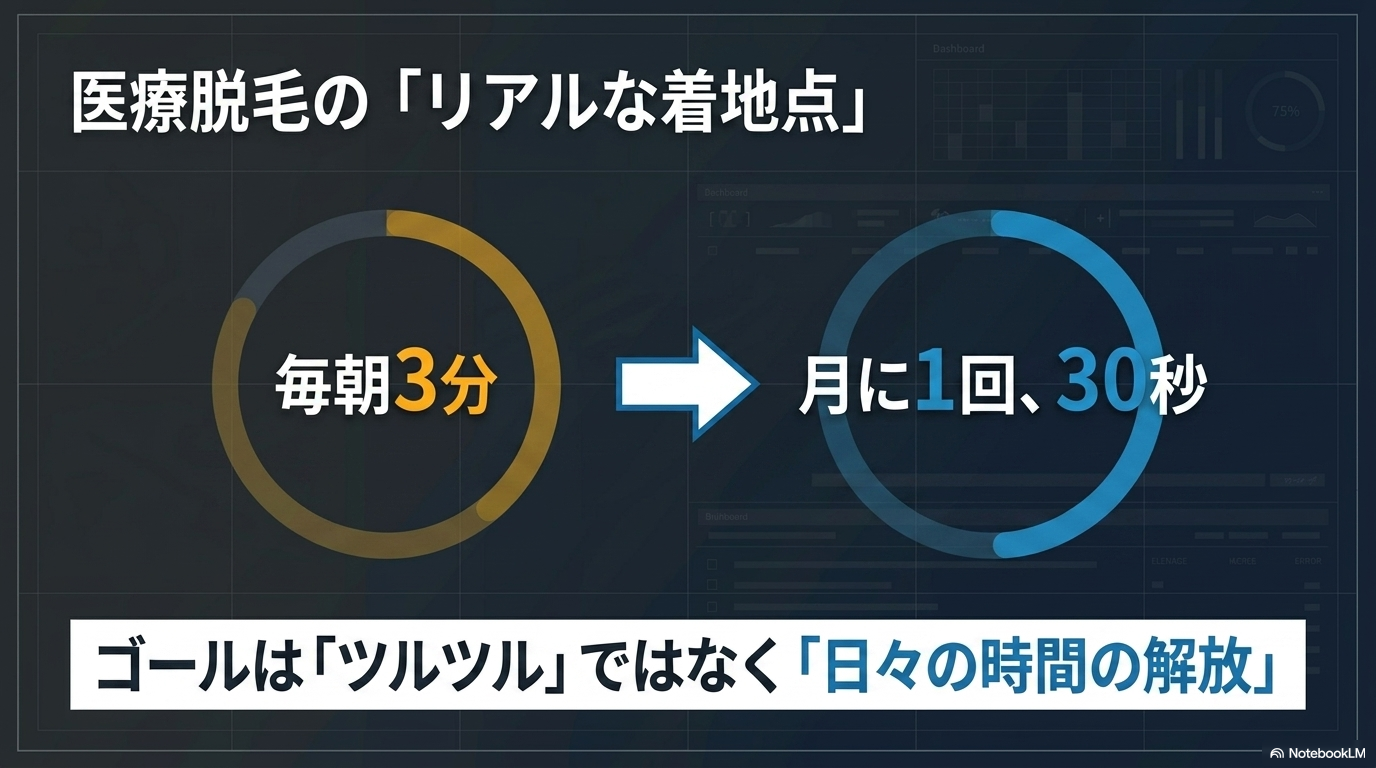 医療脱毛の現実的な着地点