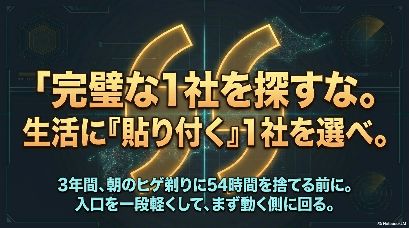 次の一歩(自分に合う1社の診断)