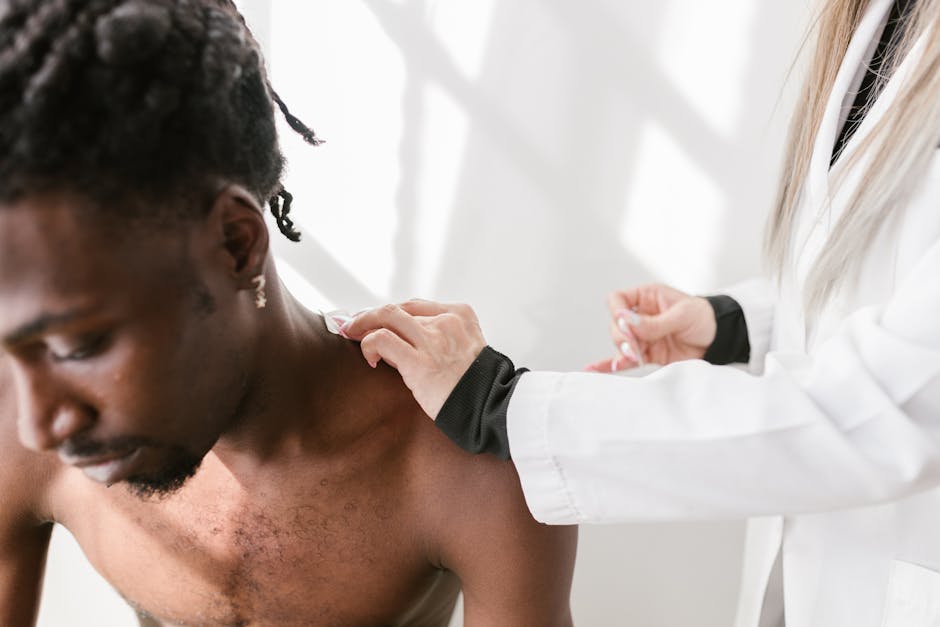 japanese man beard hair removal pain clinic 40s sensitive skin (Photo by RDNE Stock project via Pexels)