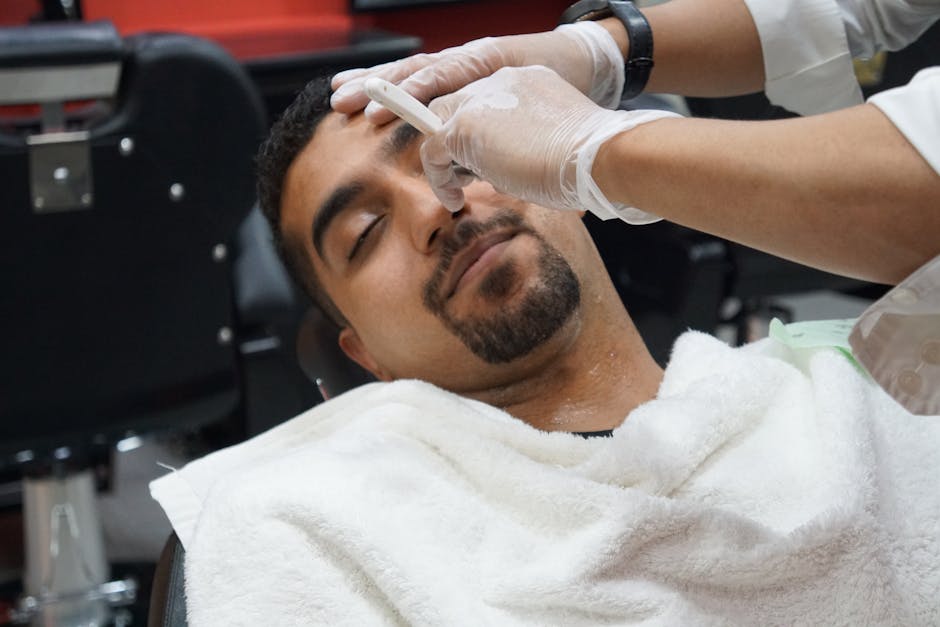 japanese man face beard salon clinic comparison (Photo by Clark Enzzo via Pexels)