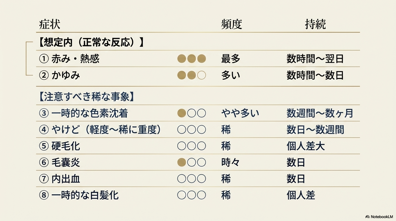 ヒゲ脱毛 後遺症 - Slide 3