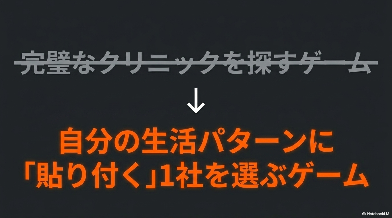 完璧を探すより生活に貼り付く1社(次の一歩)
