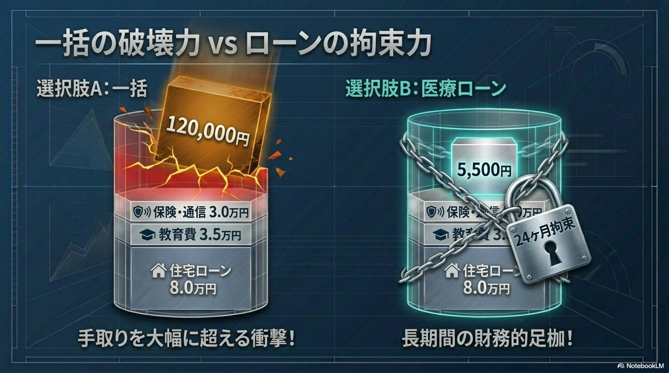 一括が無理でも医療ローンという選択