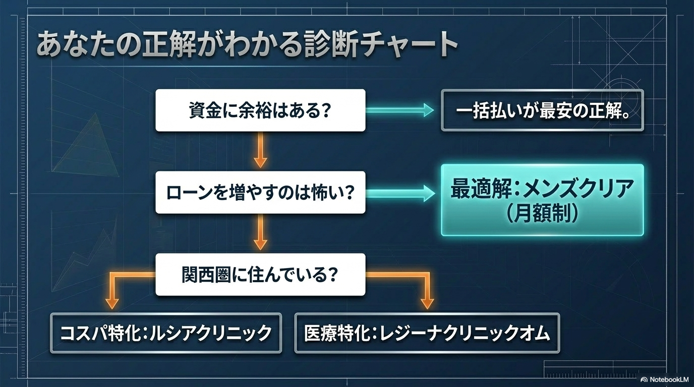 自分の懐に合う支払いを選ぶ計算チャート