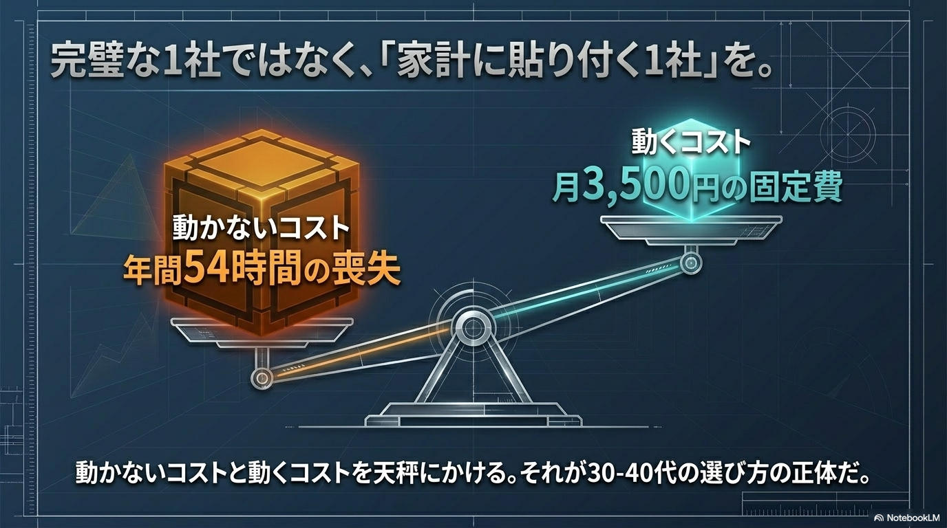 完璧な1社より動ける1社を選ぶ