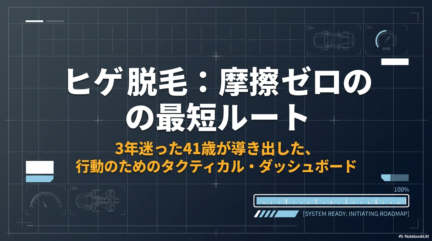 ヒゲ脱毛 申込みから完走までの行動ダッシュボード