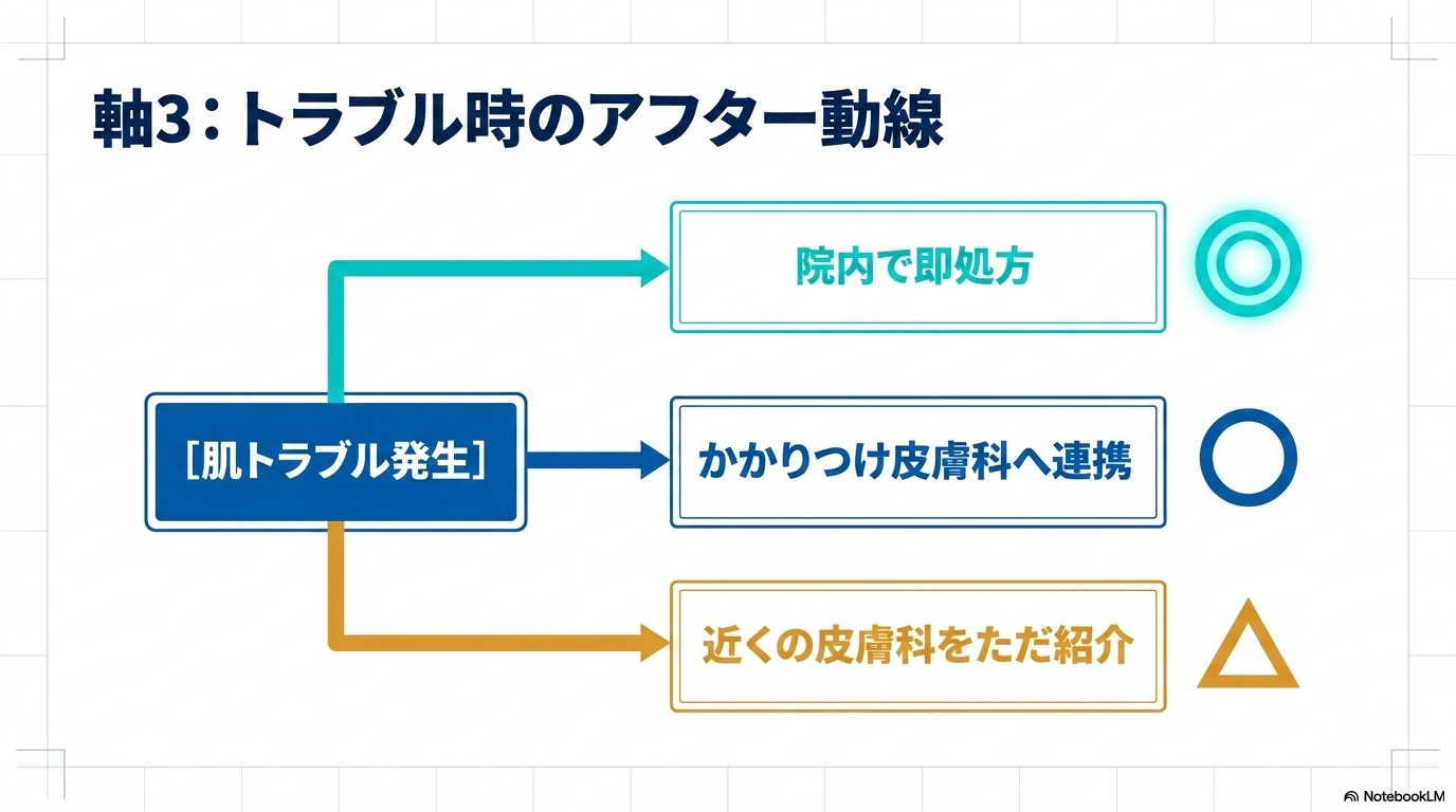 トラブル時のアフター体制